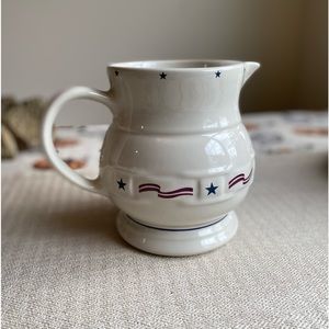 Longaberger All American Stars & Stripes 76oz. Pitcher